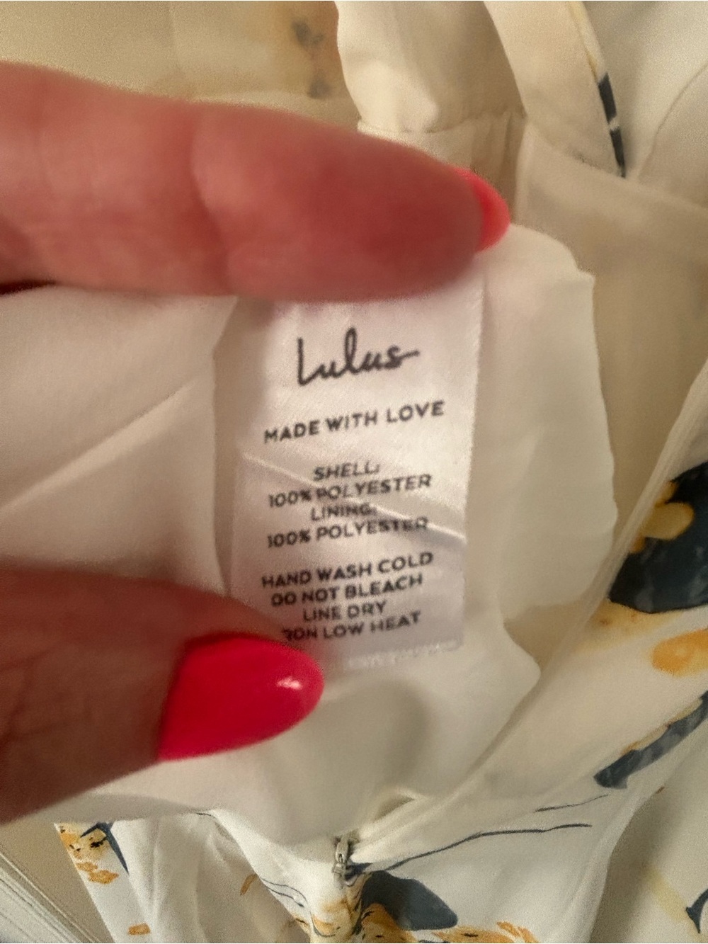 Lulu's White Floral V-Neck Hi-Low Midi Dress - Picture 13 of 13